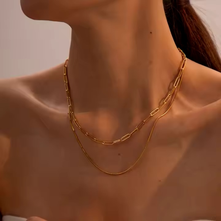 Double Layer Multi Link Chain Choker