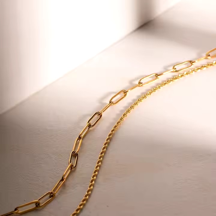 Double Layer Link Chain